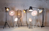 Spotlight Floor lamp, gray metal