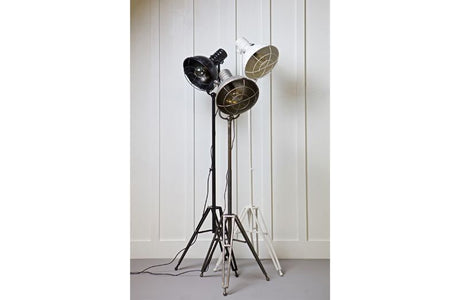 Spotlight Floor lamp, white metal