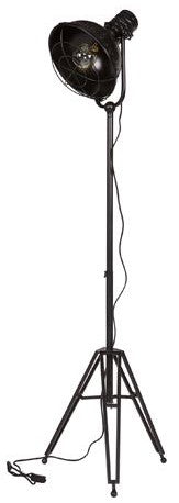 Spotlight Floor lamp - black metal