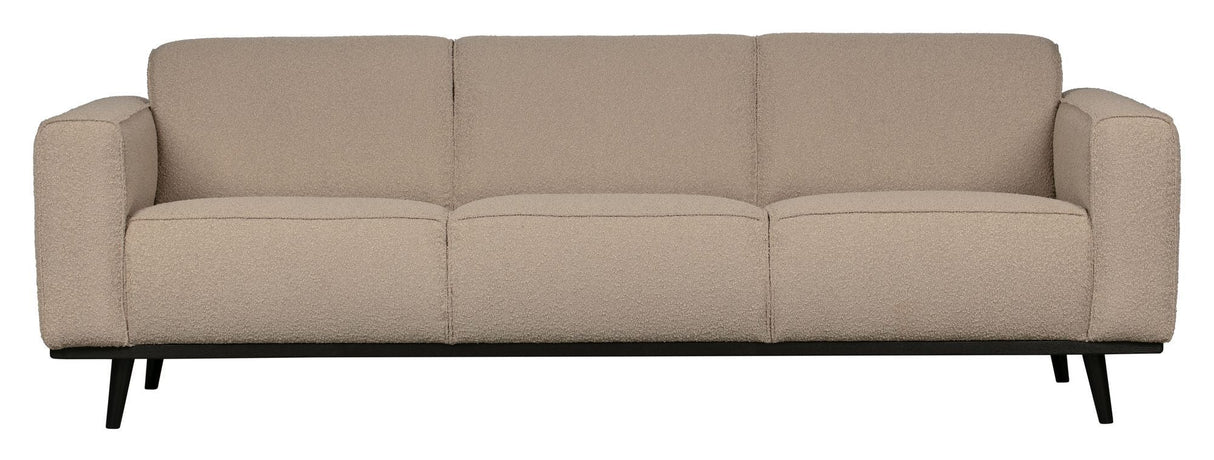 Statement 3-pers. Sofa, Beige Bouclé