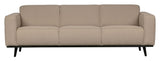 Statement 3-pers. Sofa, Beige Bouclé