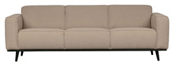 Statement 3-pers. Sofa, Beige Bouclé