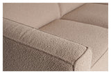 Statement 3-pers. Sofa, Beige Bouclé