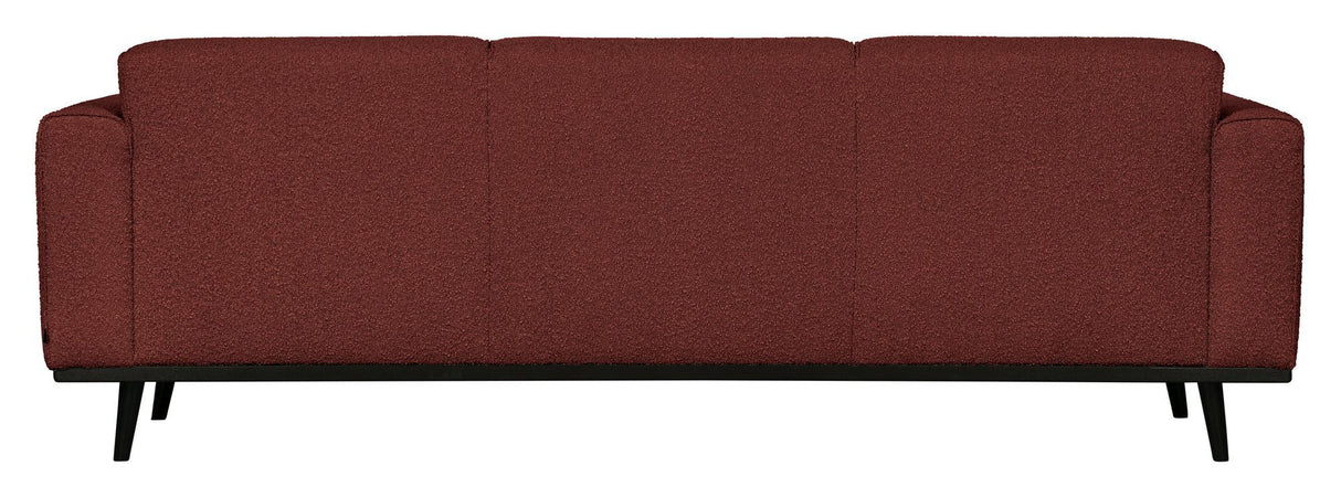 Statement 3-pers. Sofa, Chestnut Bouclé