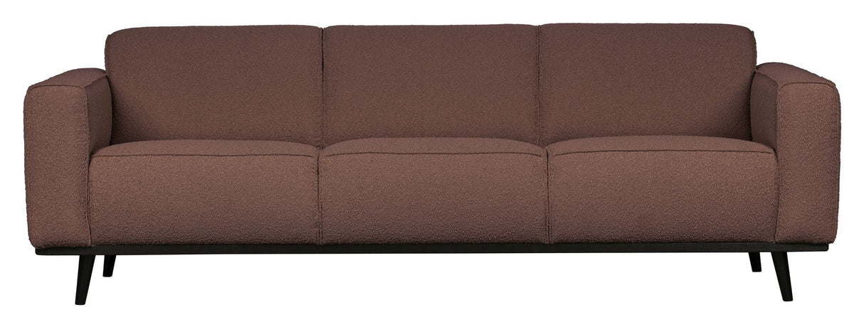 Statement 3-pers. Sofa, Coffee Bouclé