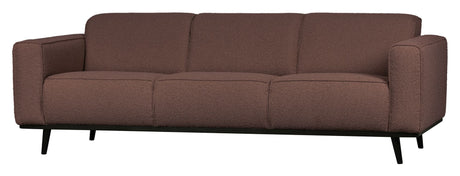 Statement 3-pers. Sofa, Coffee Bouclé