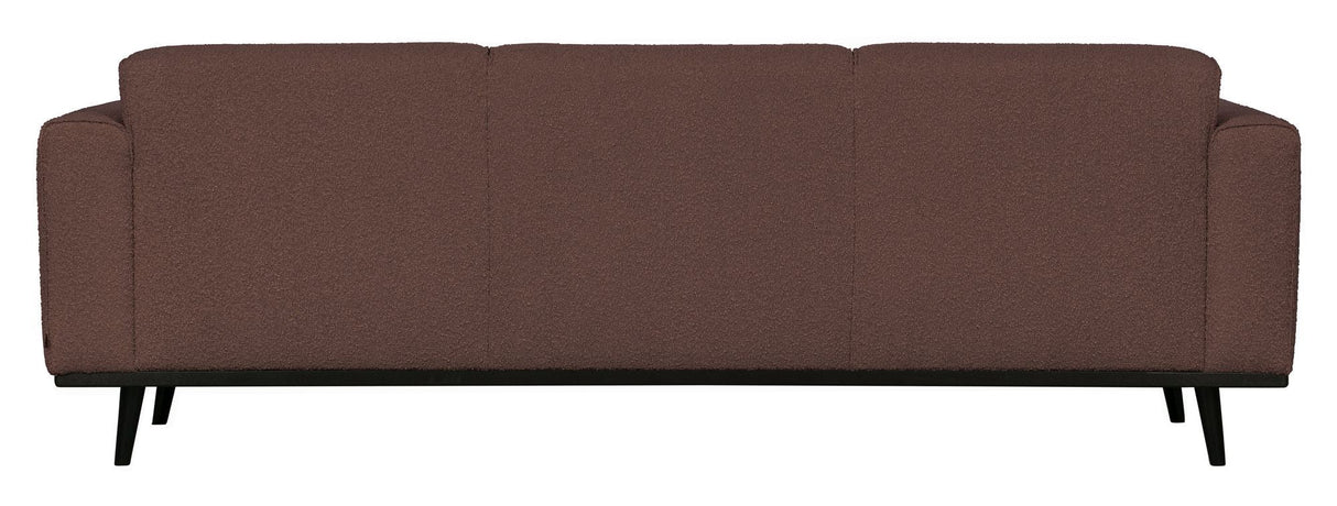 Statement 3-pers. Sofa, Coffee Bouclé