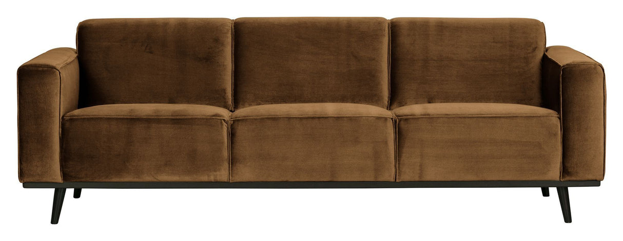 Statement 3-pers. Sofa, Honey Yellow Velvet