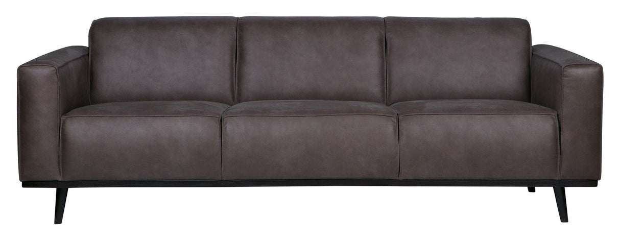 Statement 3-pers. Sofa, Dark Gray eco-leather