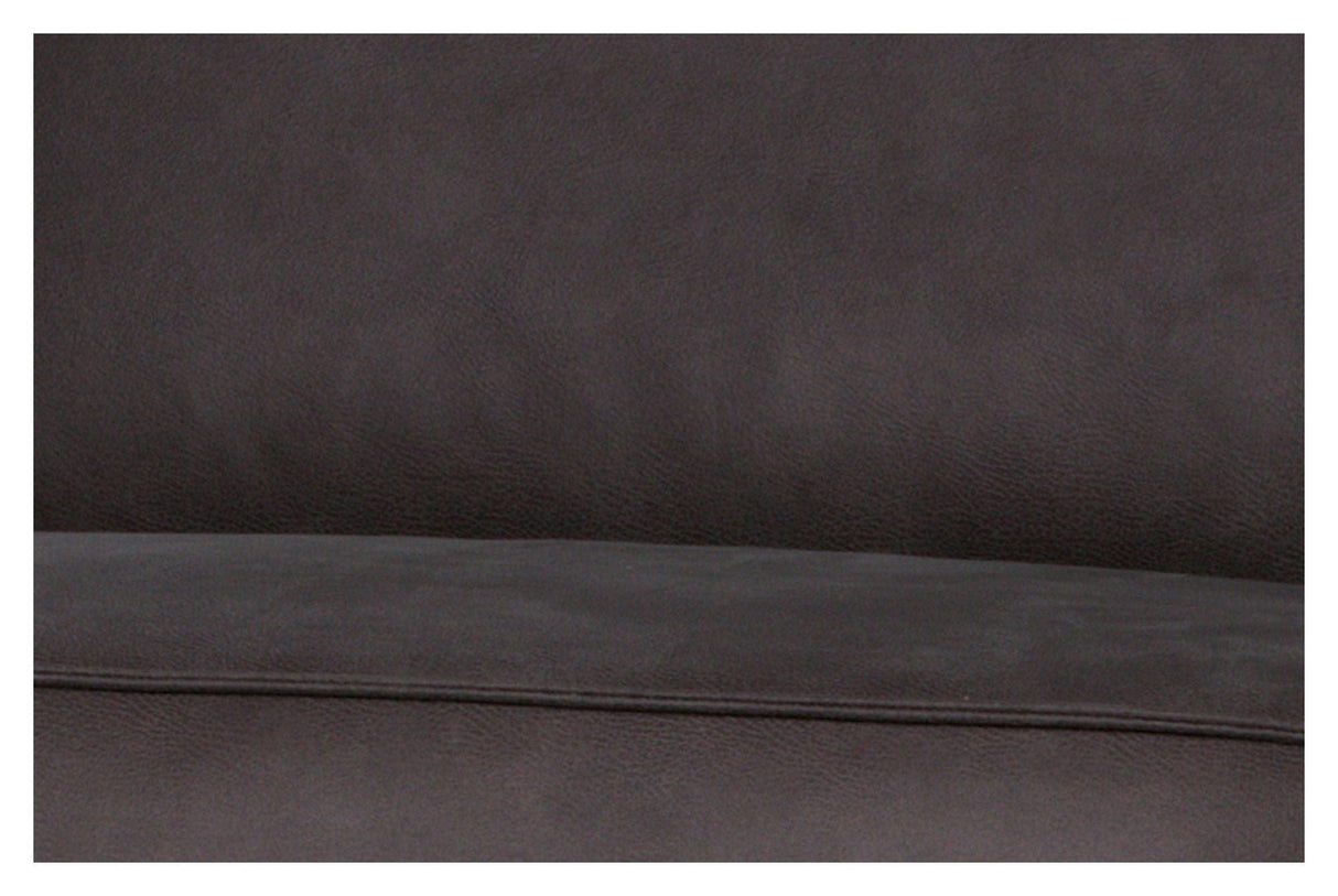 Statement 3-pers. Sofa, Dark Gray eco-leather