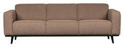 Statement 3-pers. Sofa, Nougat Bouclé