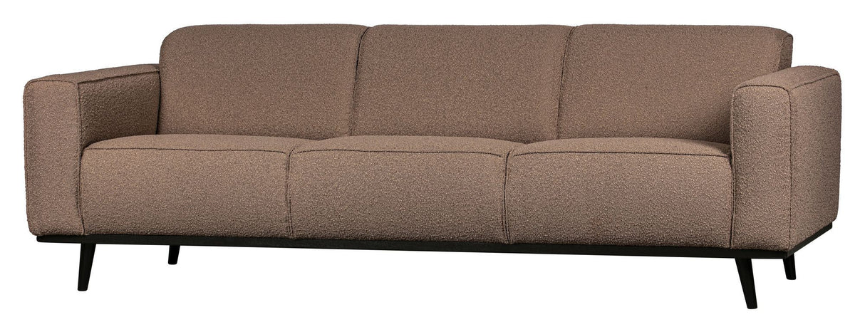 Statement 3-pers. Sofa, Nougat Bouclé