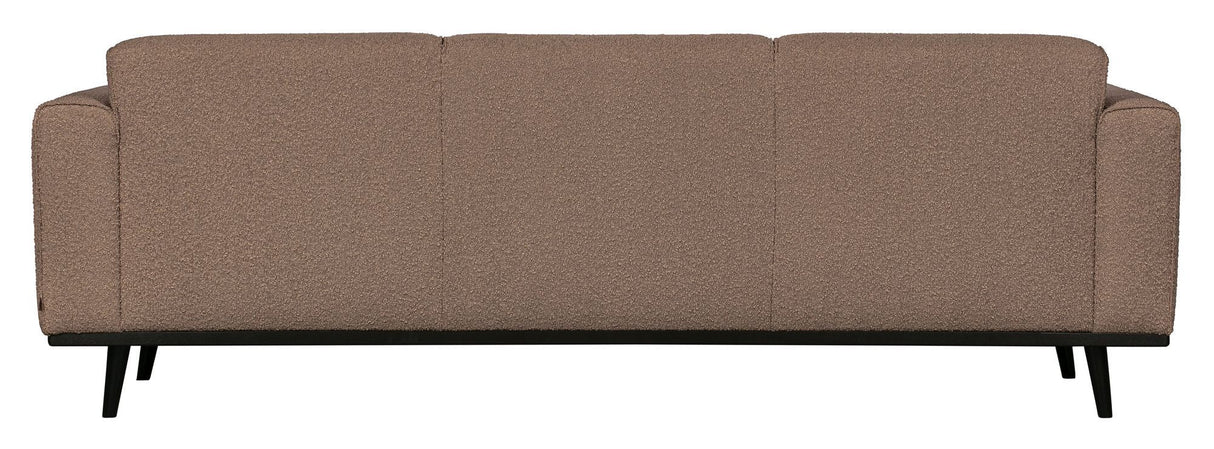 Statement 3-pers. Sofa, Nougat Bouclé