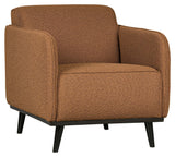 Statement Armchair with armrests - Butter Bouclé