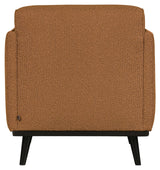 Statement Armchair with armrests - Butter Bouclé