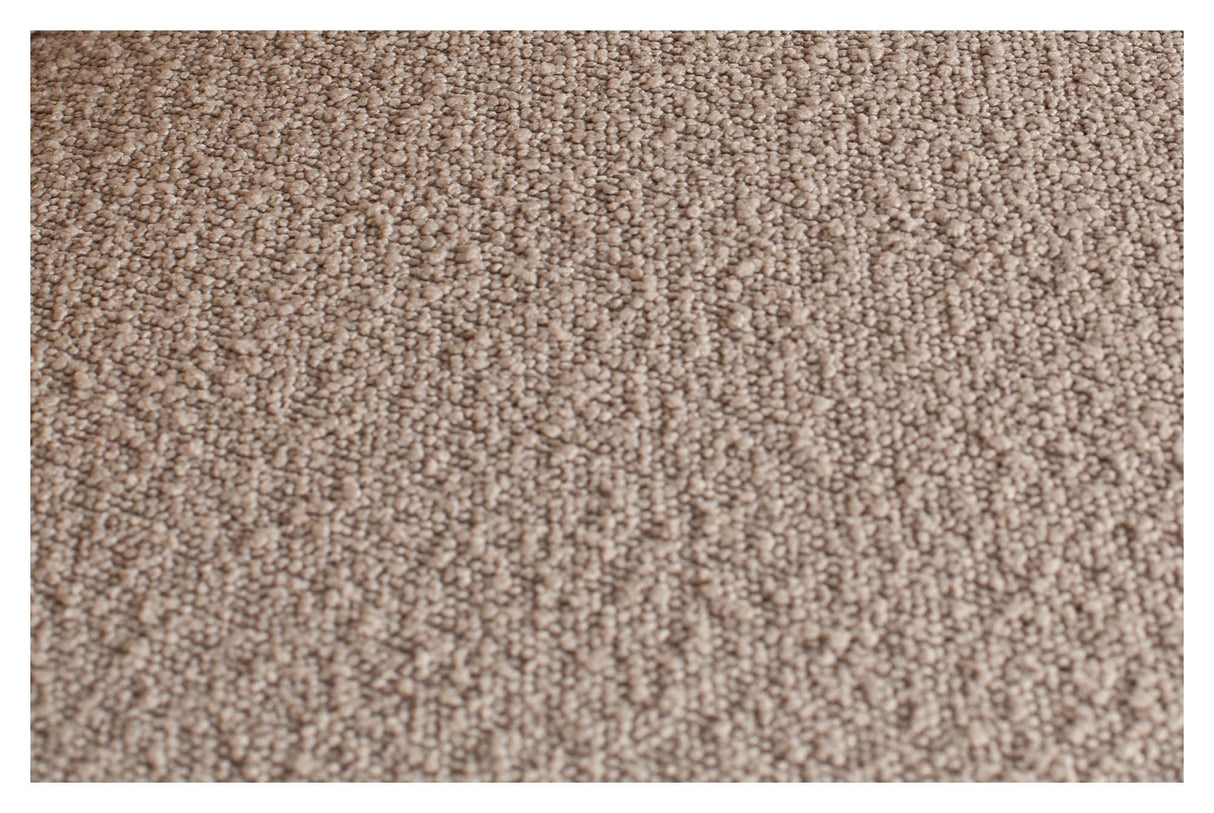 Statement Puf, Beige Bouclé