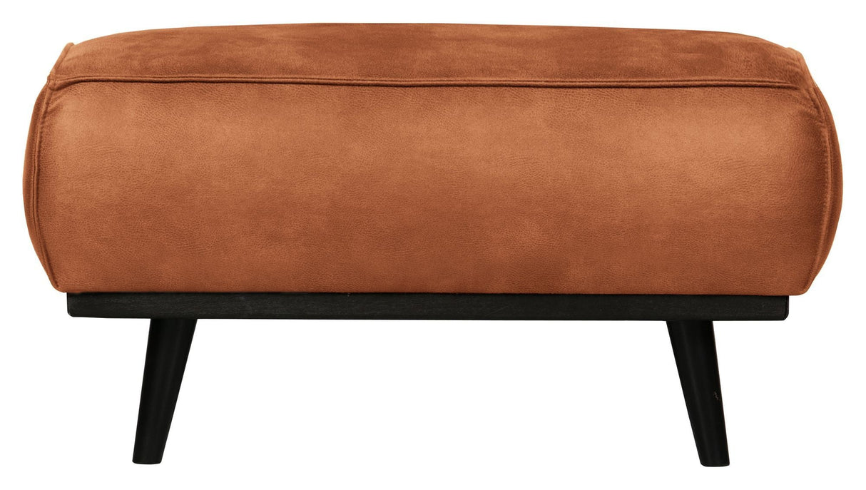 Statement Pouf, Cognac Eco-leather