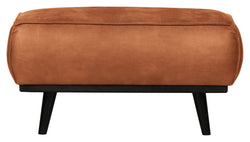 Statement Pouf, Cognac Eco-leather