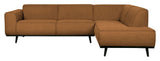 Statement Sofa with right-facing chaise - Butter Bouclé