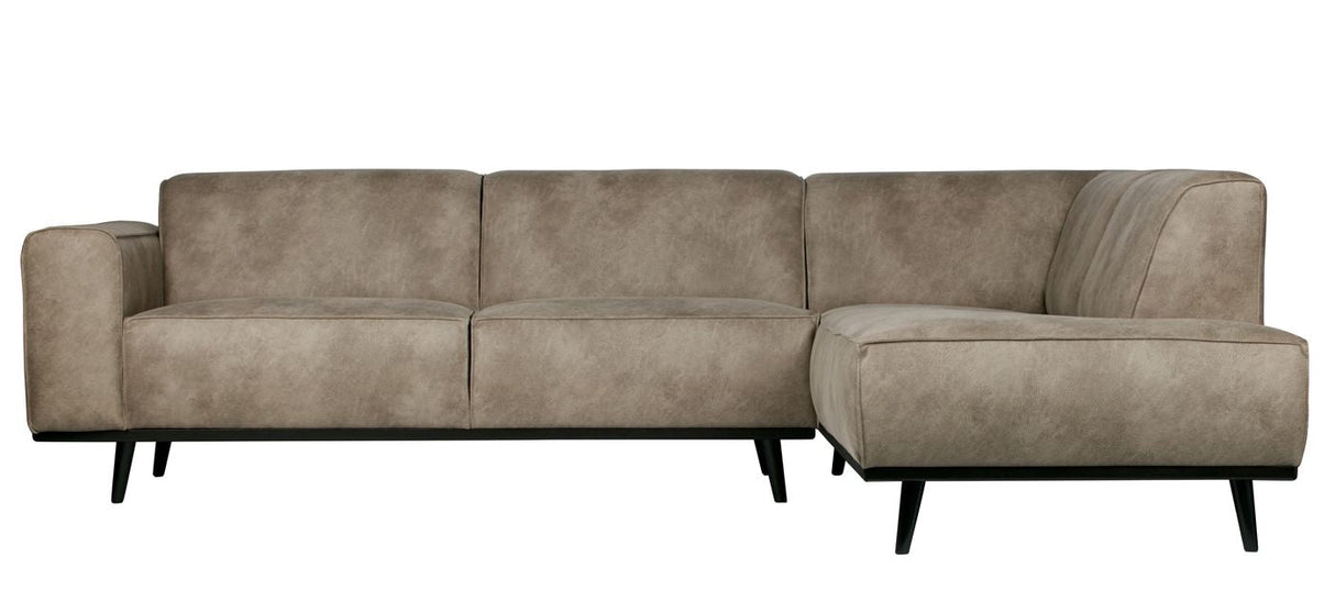 Statement Sofa w/right facing chaise - Elephant Skin