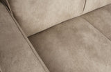 Statement Sofa w/right facing chaise - Elephant Skin