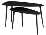 Triangle Side Tables - Black