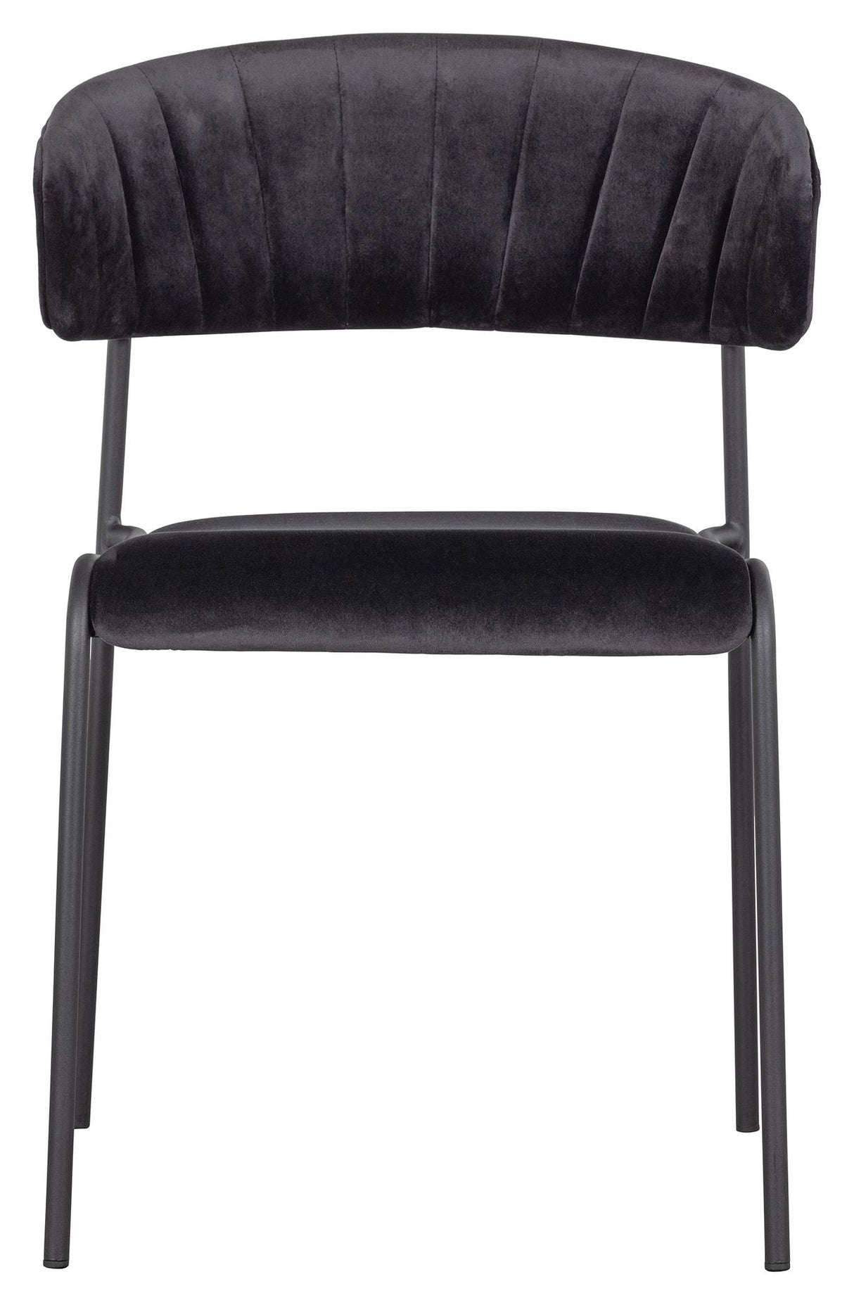 Twitch Dining chair, Black velvet