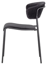 Twitch Dining chair, Black velvet