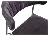 Twitch Dining chair, Black velvet