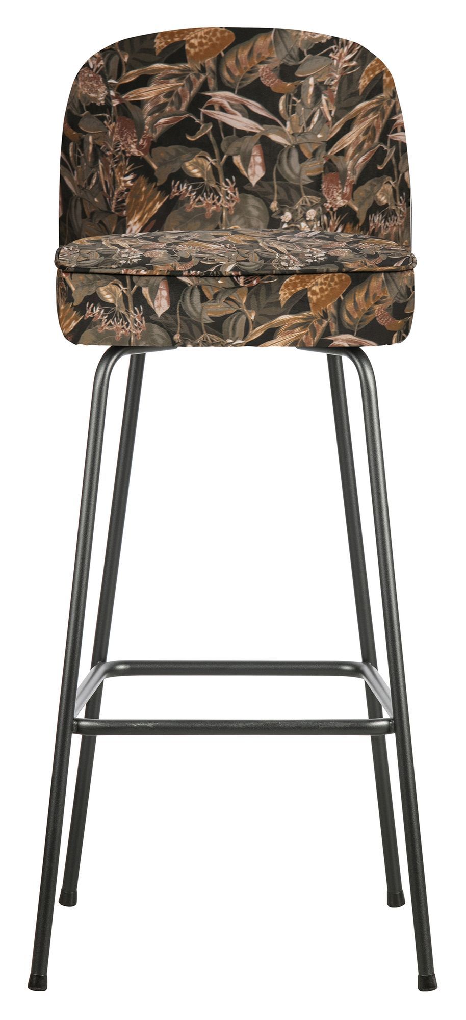 Vogue Bar Chair 80, Bouquet Black Velour