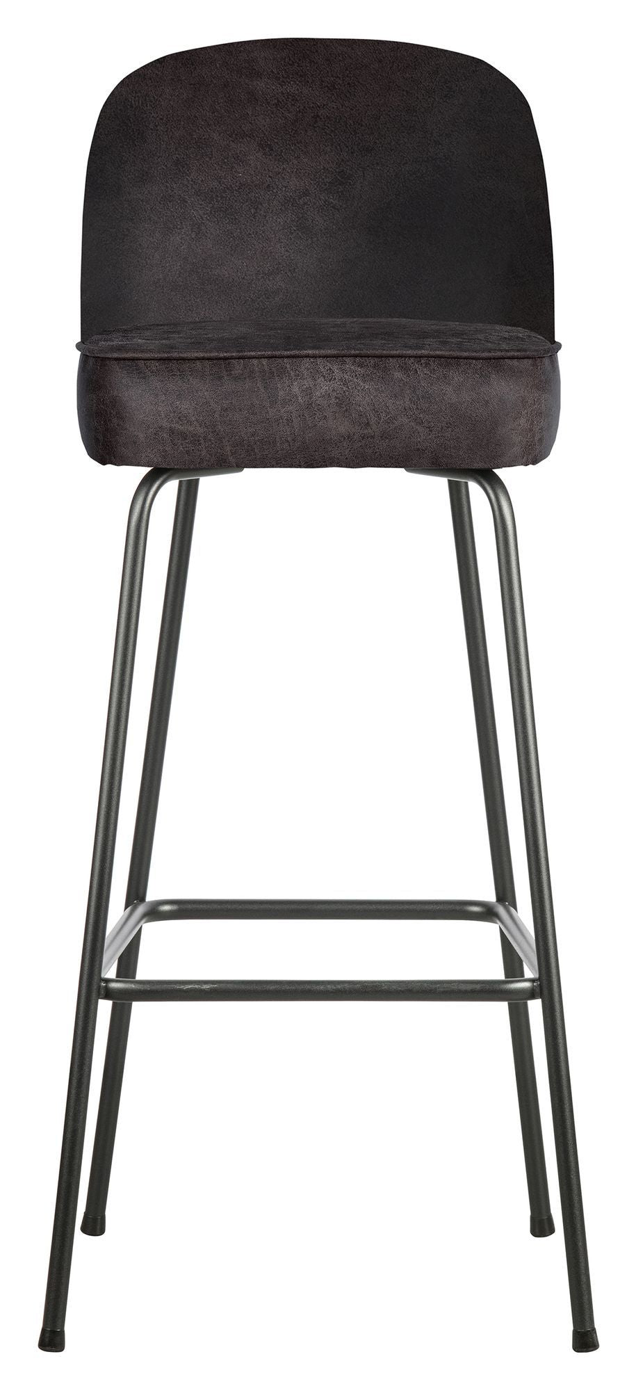 Vogue Barstool 80 - Black Recycled Leather