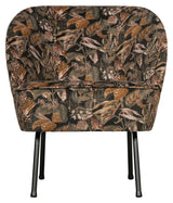 Vogue Lounge Chair - Bouquet Black Velour