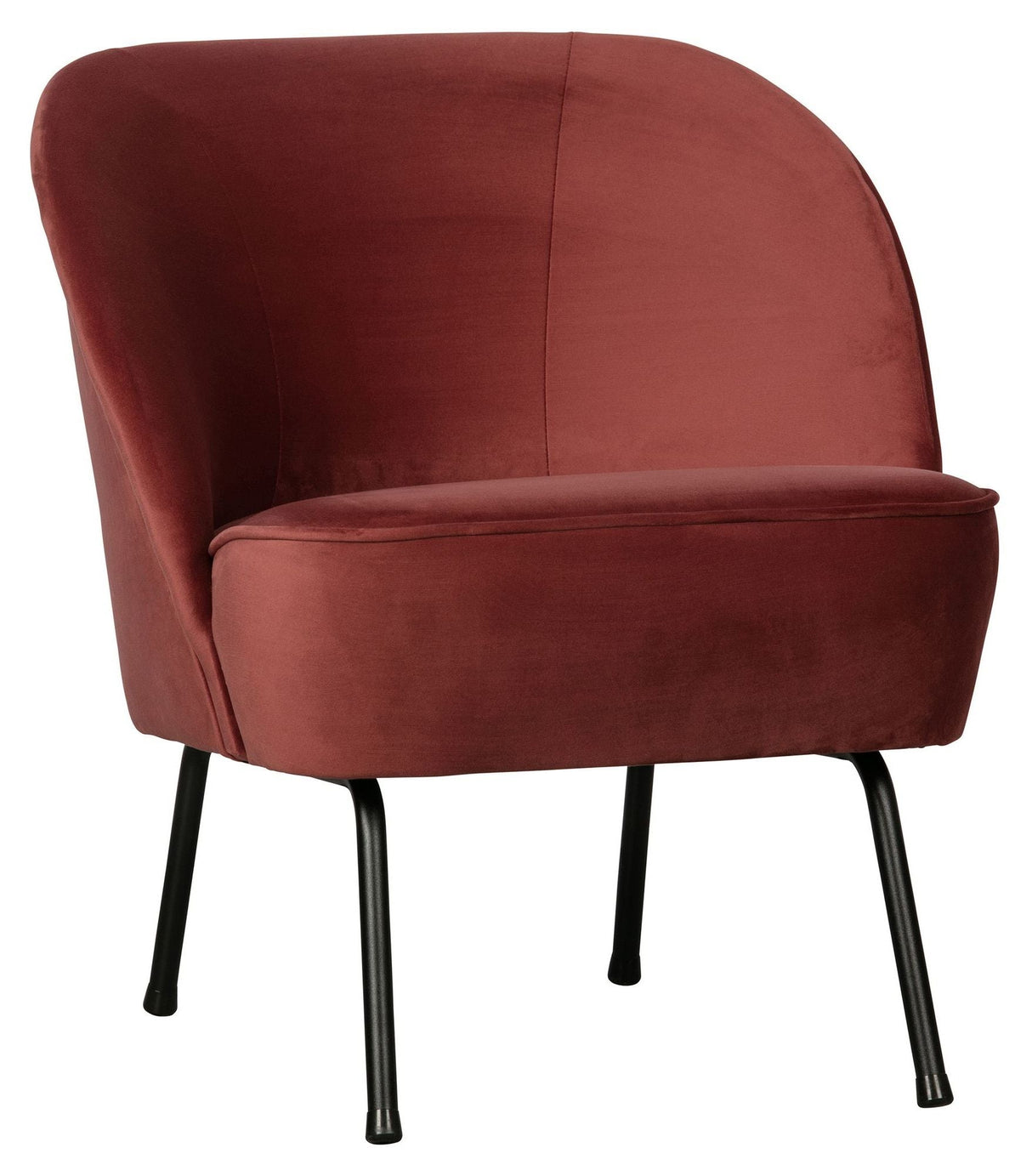 Vogue Lounge Chair - Chestnut Velour