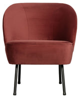 Vogue Lounge Chair - Chestnut Velour