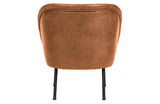 Vogue Lounge Chair, Cognac Recycled Leather