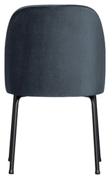 Vogue Dining chair - Blue velvet