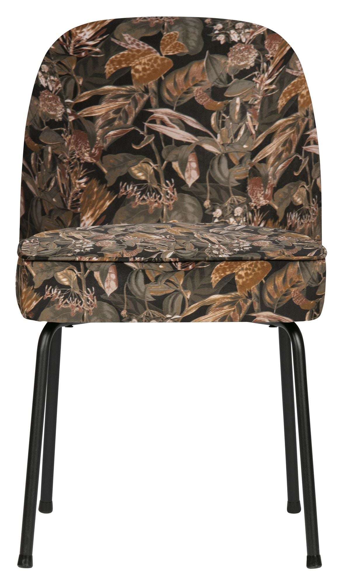 Vogue Dining Chair - Bouquet Black Velour