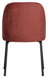 Vogue Dining Chair - Chestnut Velour