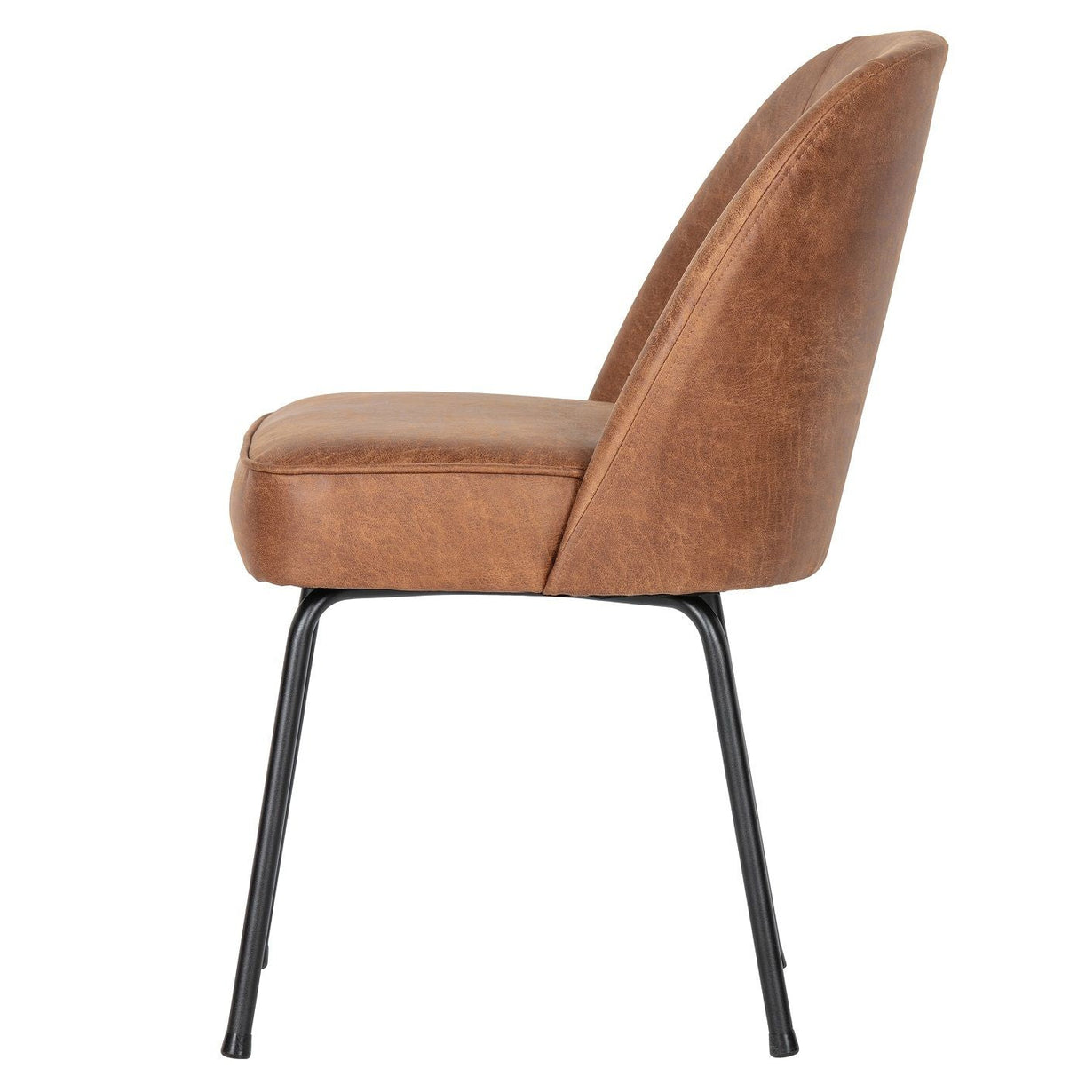 Vogue Dining Chair, Cognac Leather