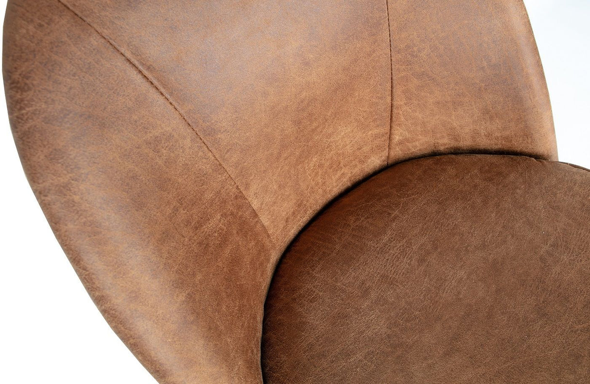 Vogue Dining Chair, Cognac Leather