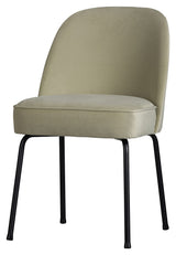 Vogue Dining chair, Green velvet