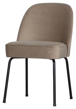 Vogue Dining chair, Khaki velvet