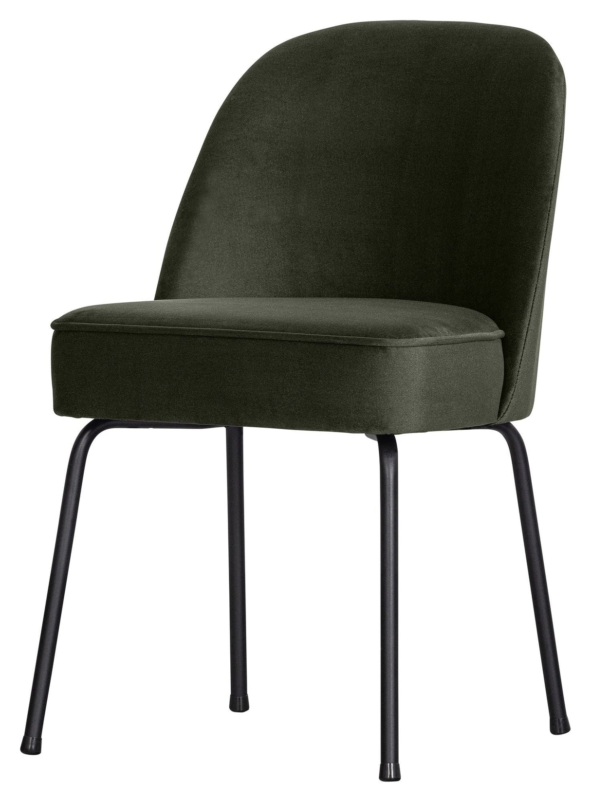 Vogue Dining chair, Dark green velvet