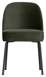 Vogue Dining chair, Dark green velvet