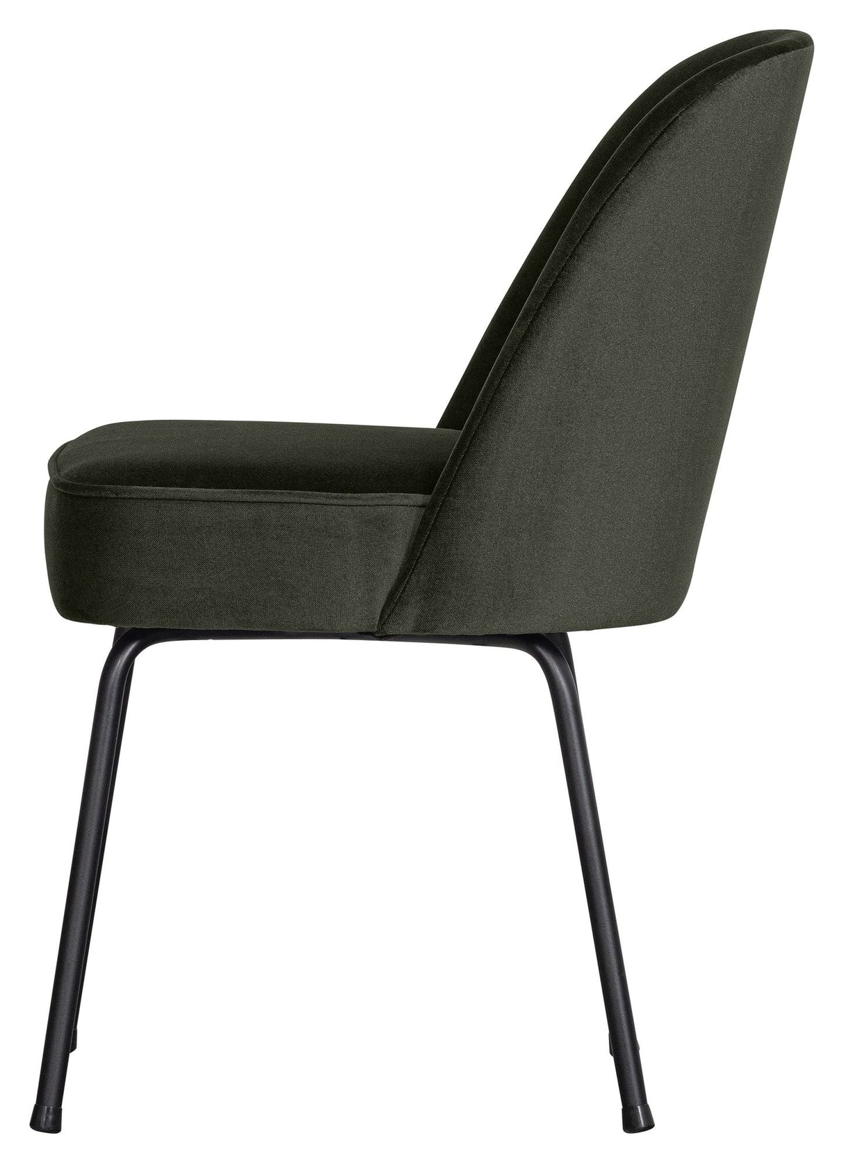 Vogue Dining chair, Dark green velvet