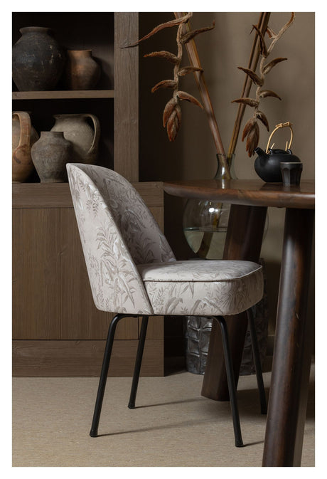 Vogue Dining chair - Nature velvet