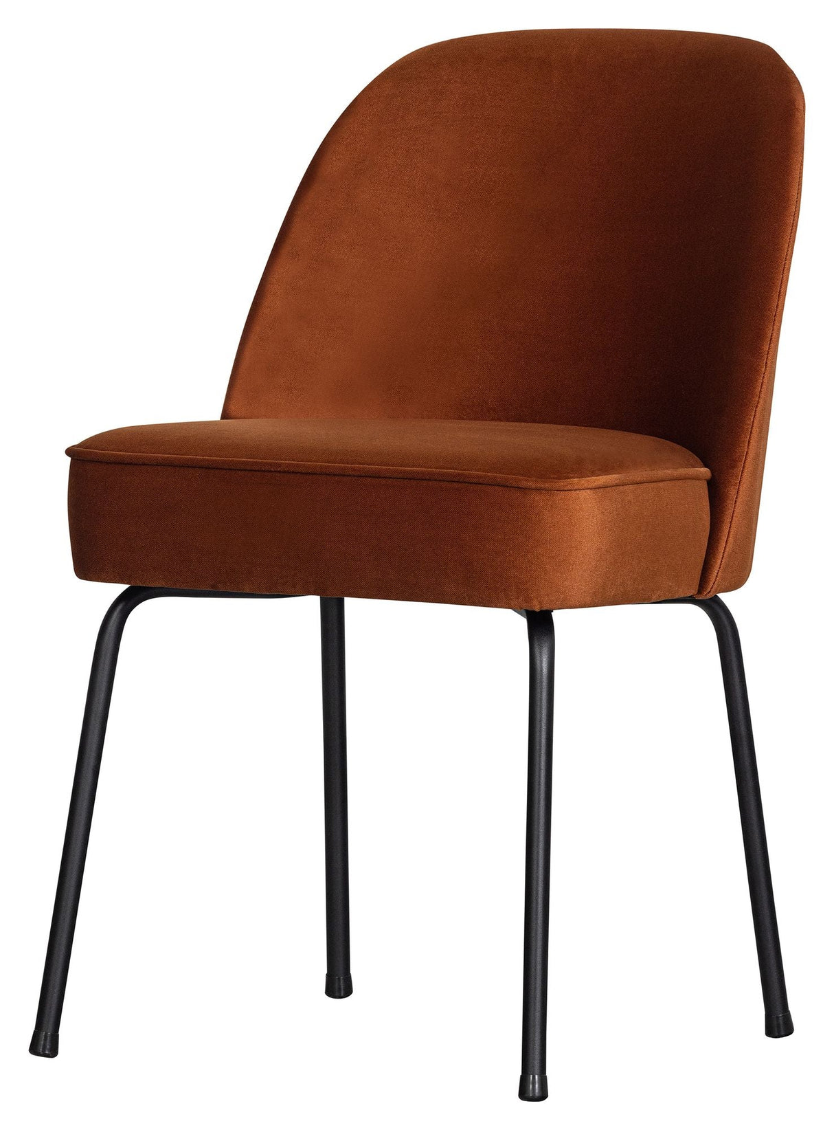 Vogue Dining chair, Rust velvet