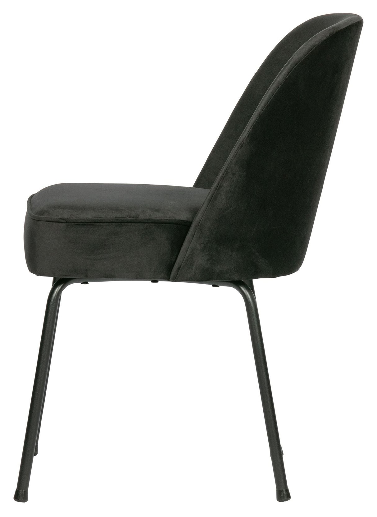 Vogue Dining Chair - Black Velvet