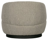 Woolly Lounge Chair with Rotation - Beige