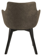 Bess Dining chair with armrests, Olive green